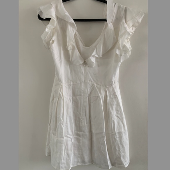 Revolve Privacy Please Mini Dress Ruffle Top - Picture 4 of 5